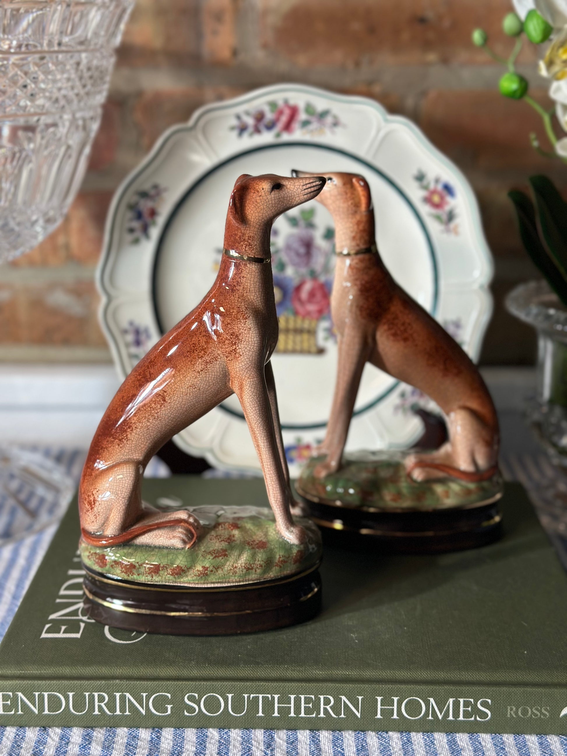 Single Vintage Fitz & Floyd Sanded Poodle Spill Vase, 6” Tall