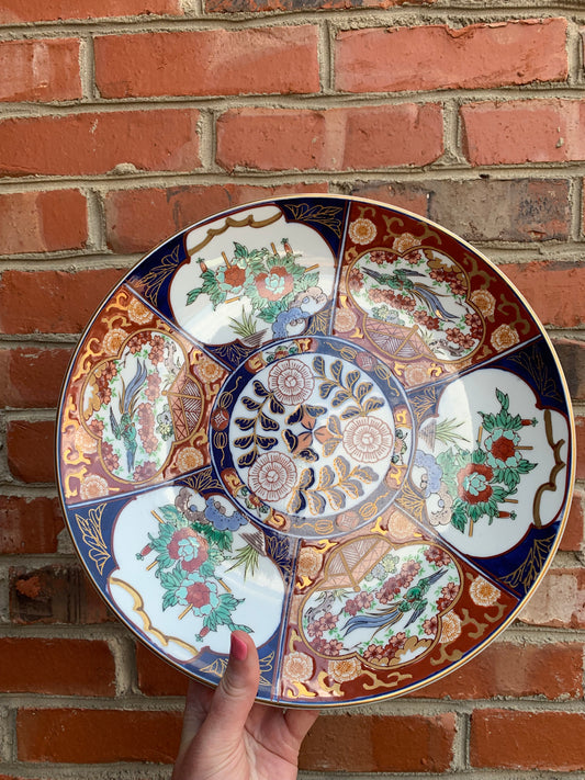 Stunning Imari large 12” platter! - Excellent condition!