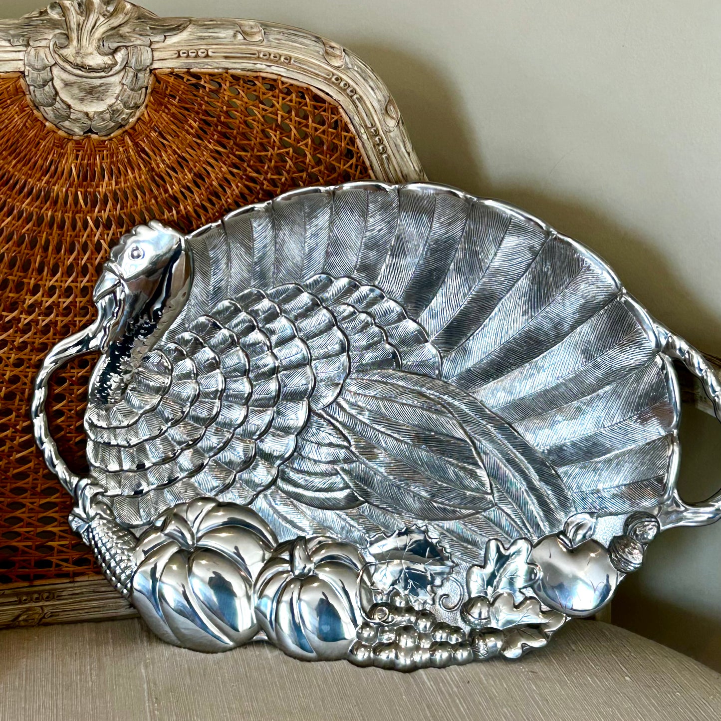 Showshopping Designer Gorham holiday turkey platter 24 x 16