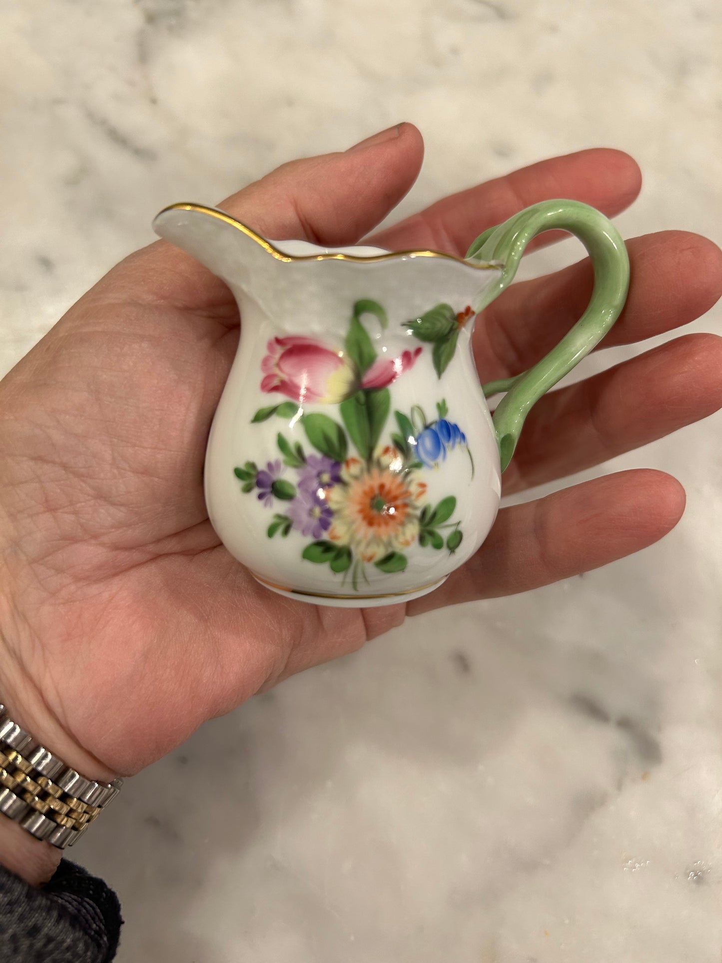 Miniature Darling Herend Pitcher