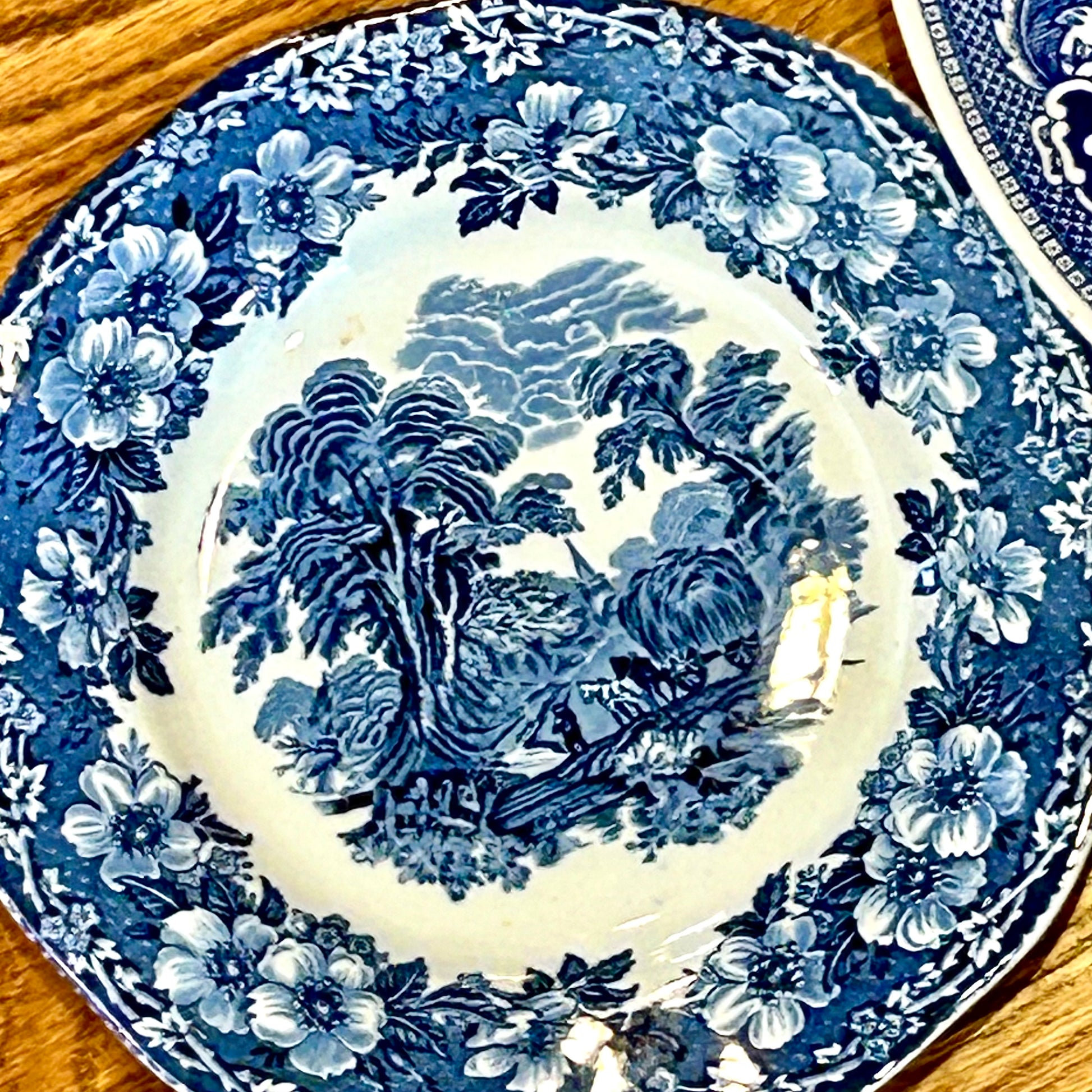 Hand-Painted Blue & White Plates + HouseBeautiful.com Feature