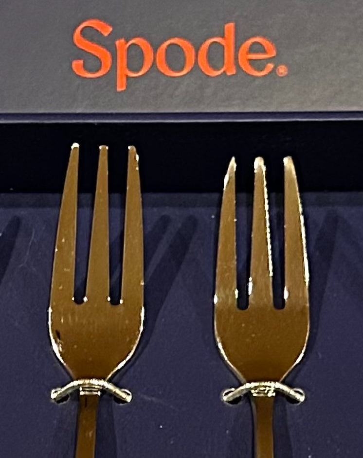 Designer Spode New in box set of 6 pastry forks