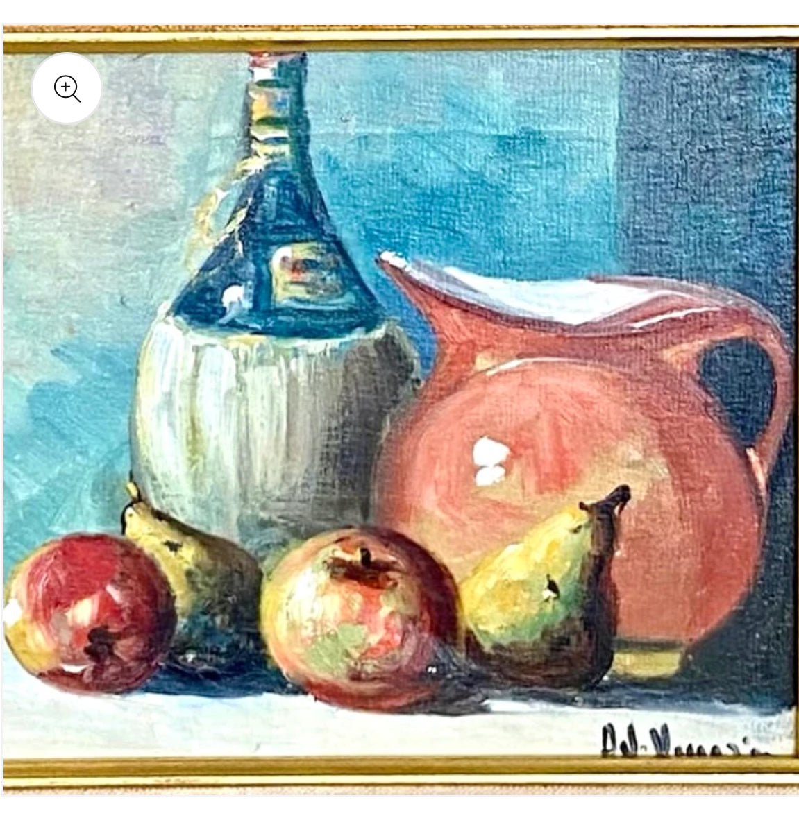 Original oil painting still life - buying Ansley -