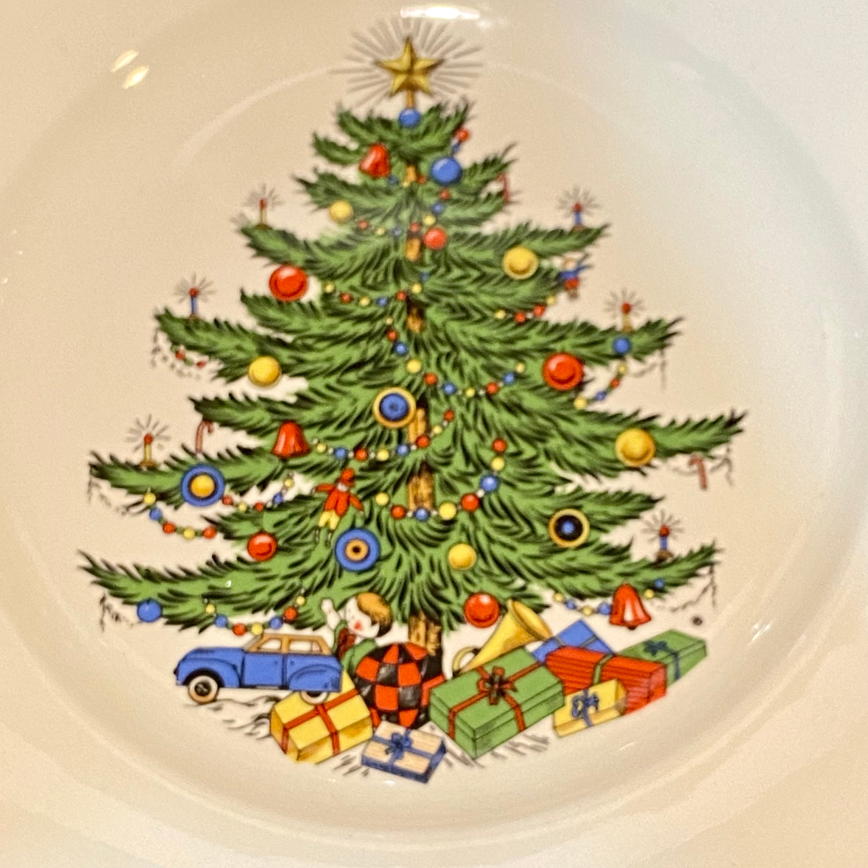 Large christmas outlet plates