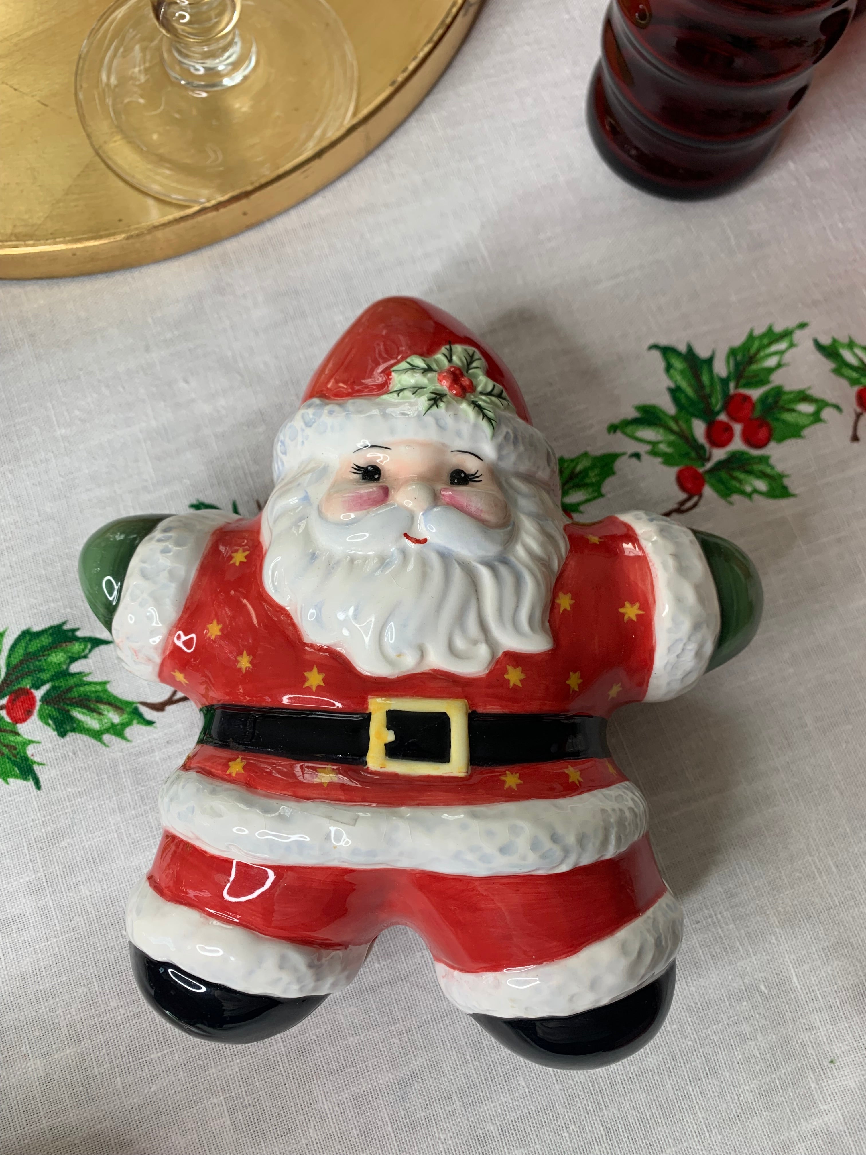 Ceramic Santa Figural Box by Christopher Radko – Lillian Grey