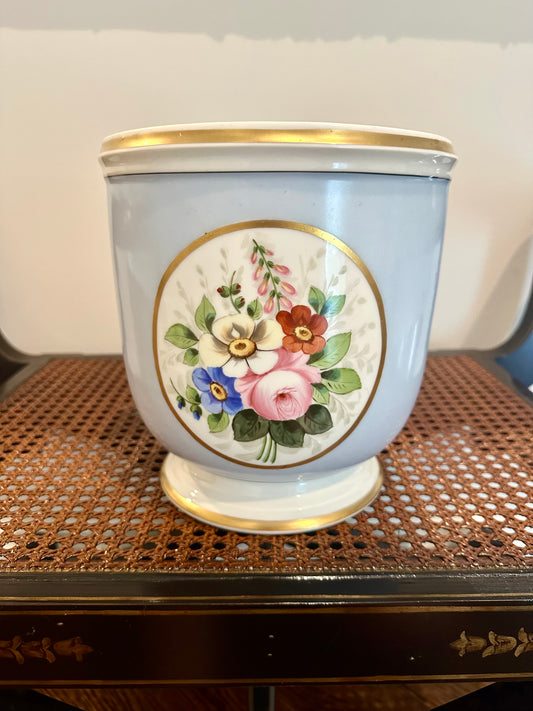 Gorgeous Vista Algre Floral Portugal Lg Porcelain Cache Pot