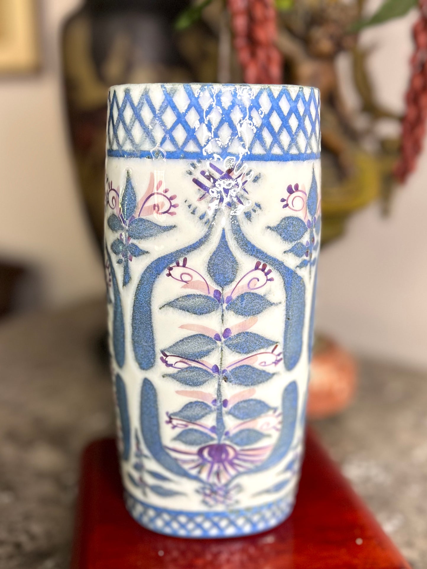 Beautiful Royal Copenhagen Marianne Johnson Hand Painted Tanera Vase