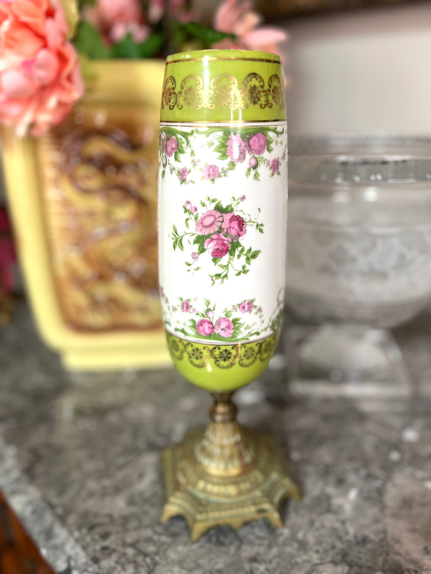 Gorgeous Antique Late 1800’s Austrian Porcelain Urn/Vase