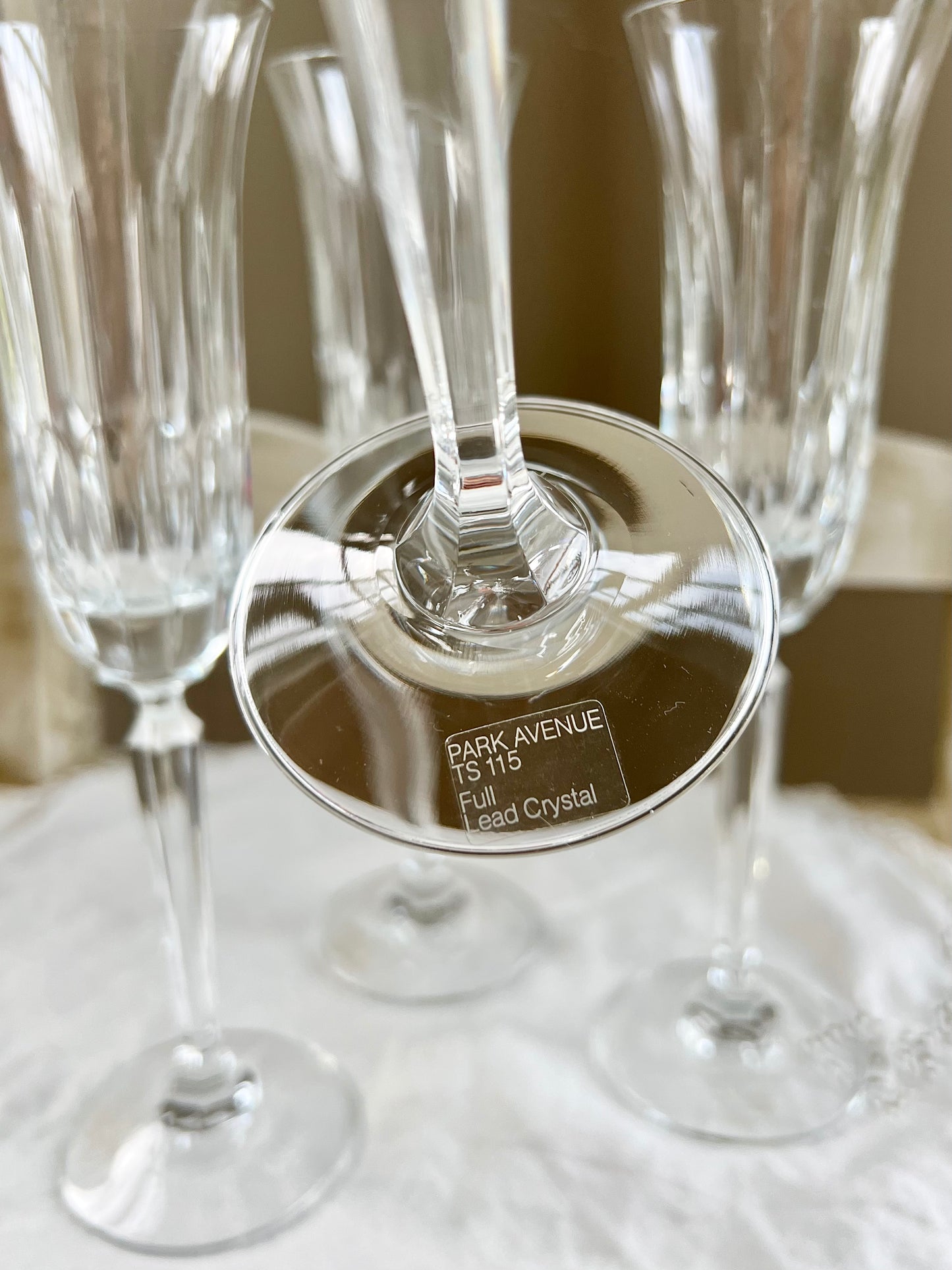 Set of 4, Mikasa Park Avenue Champagne Flutes – Lillian Grey