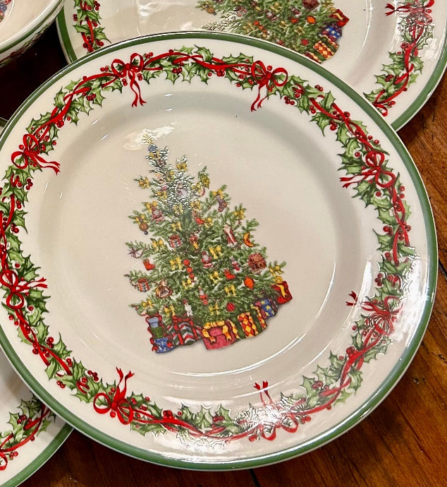 5 Rare dinner Christopher Radko “Holiday Traditions” Plates