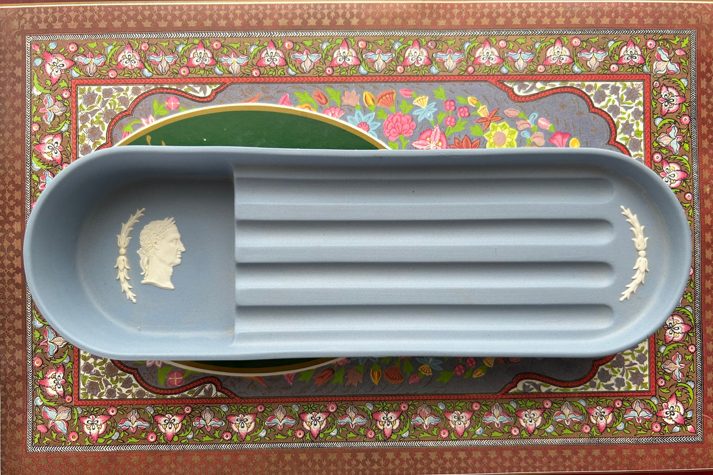 Vintage Wedgwood Jasperware Pen Tray