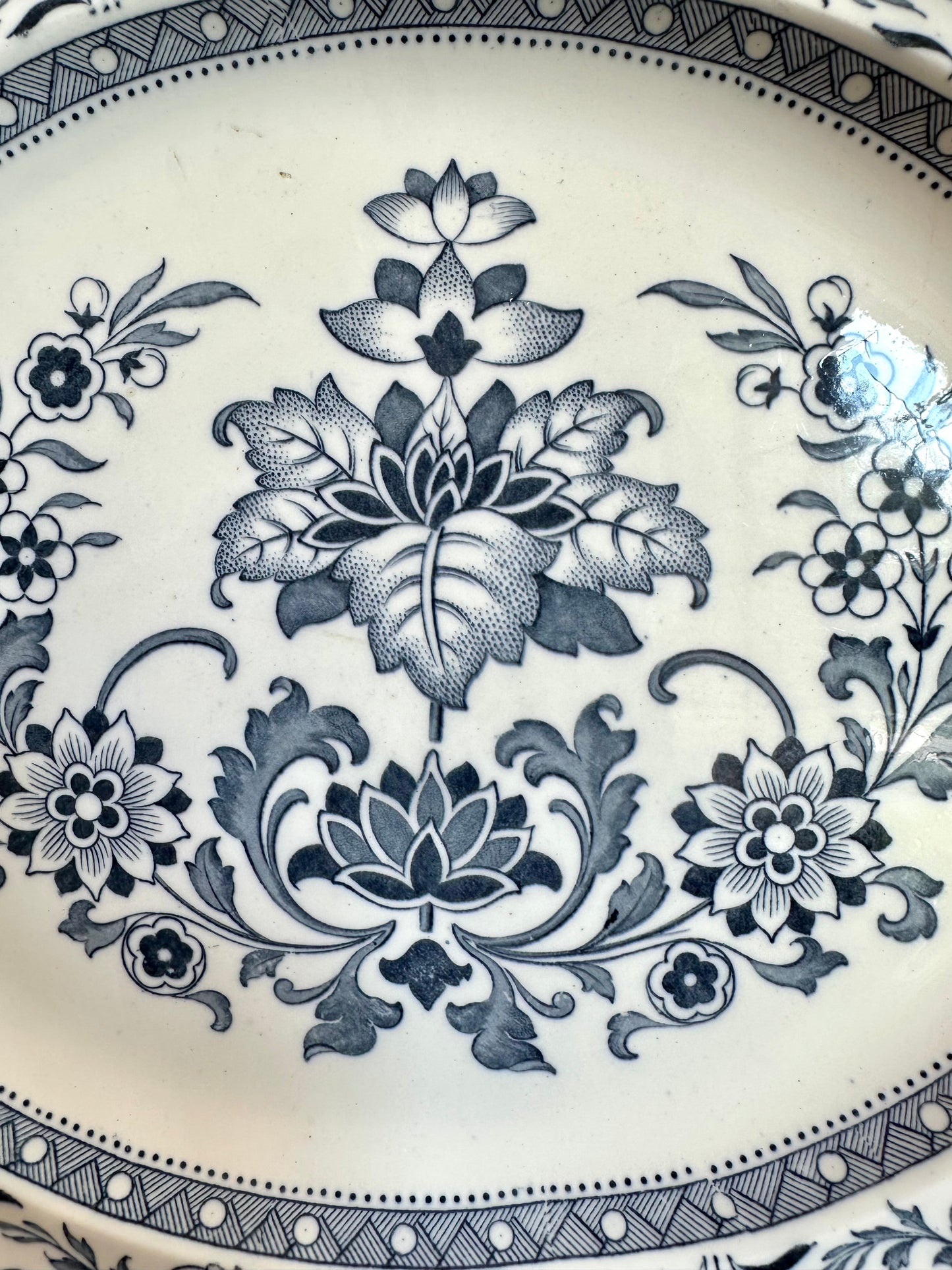 Beautiful 19thc Antique Wedgwood Platter, 16.75” x 14.25” - Pristine!