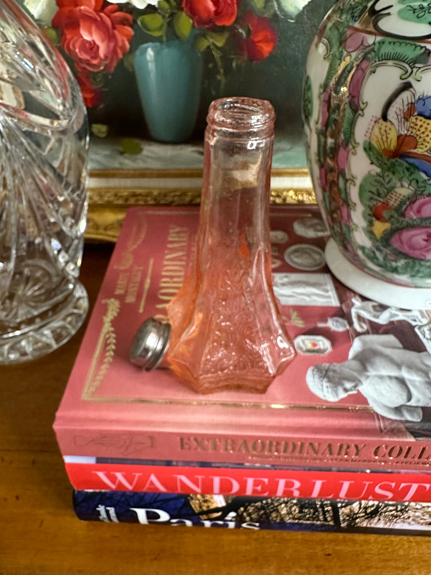 Vintage 1930's PINK Depression Glass Shaker