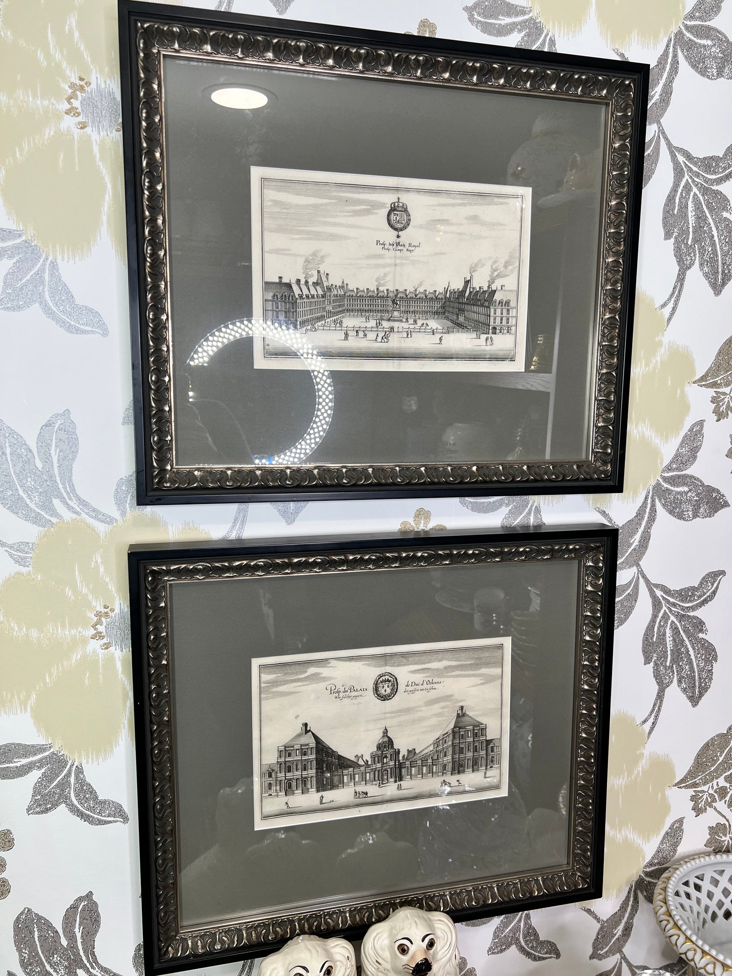 For Theresa - Set of 4 Antique Paris Lithographs Framed - Live Sale 12/17