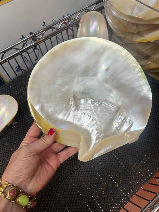 Set of 49 Vintage Mother of Pearl Plate and Bowl Set - 12 Bowls, 22 - 7.5” Plates and 15 8.5” Plates