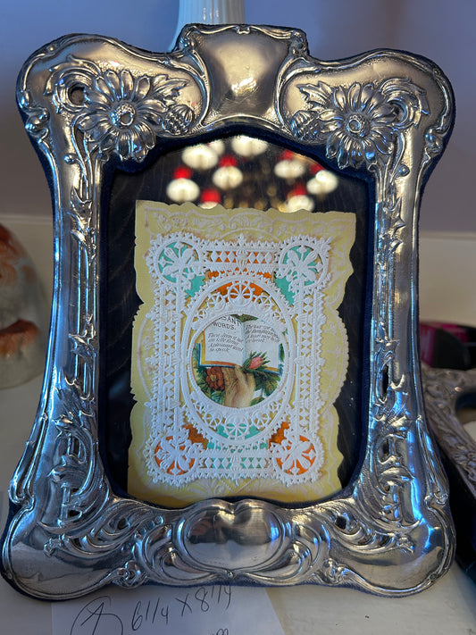 Antique Sterling Sunflower Frame #8