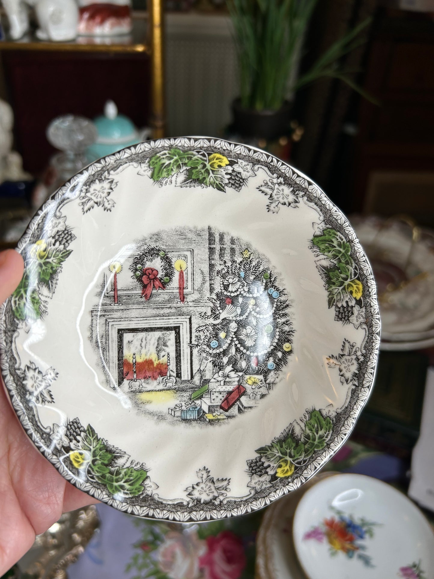 Merry Christmas by Johnson Brothers 10 1/2” Dinner Plates 12 Available! For 70.00 each