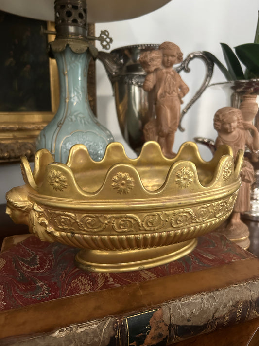 Vintage Italian Gilded Porcelain Bowl