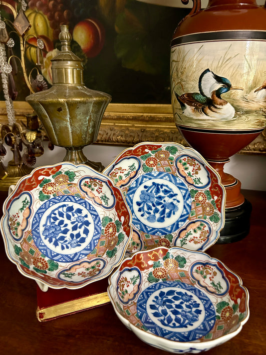 Antique Arita Imari Porcelain Set