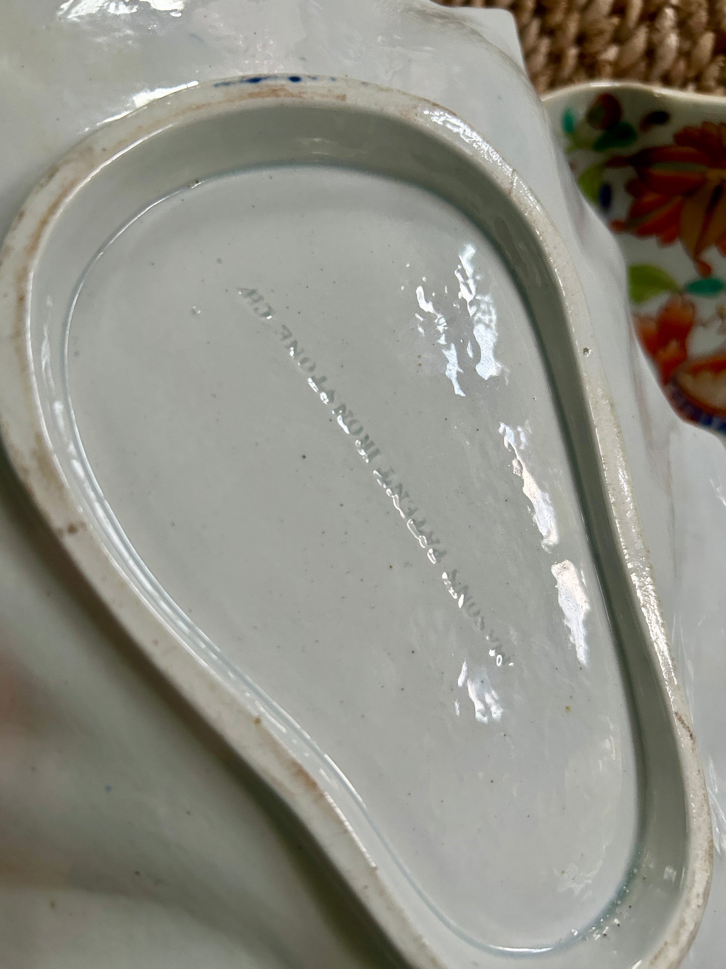 Early 19th Century Mason's Ironstone Lily Serving Dishes