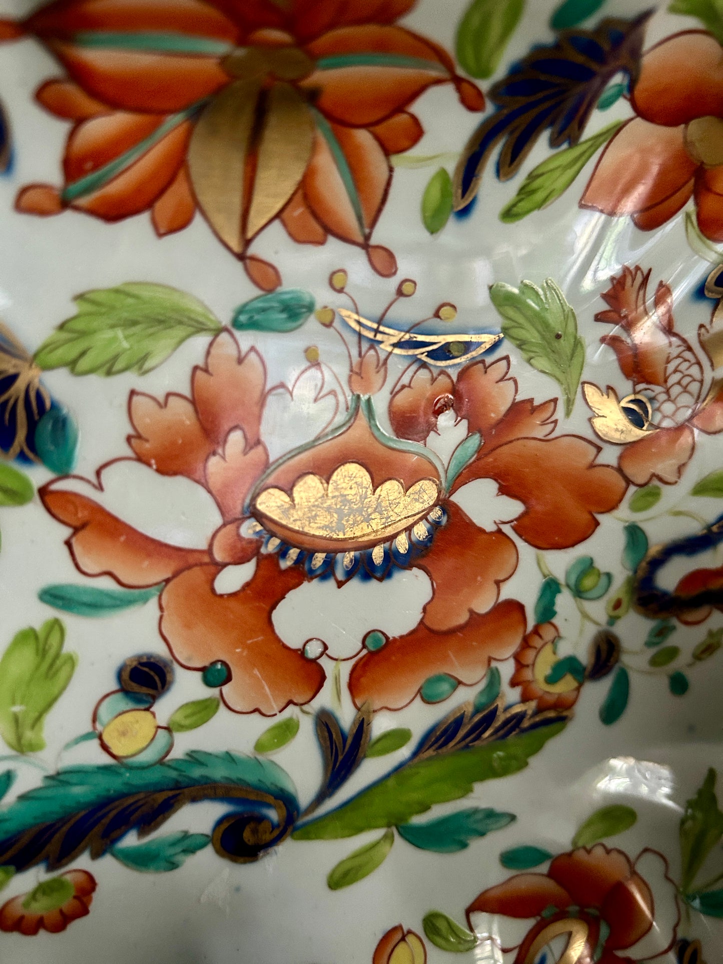 Early 19th Century Mason's Ironstone Lily Serving Dishes