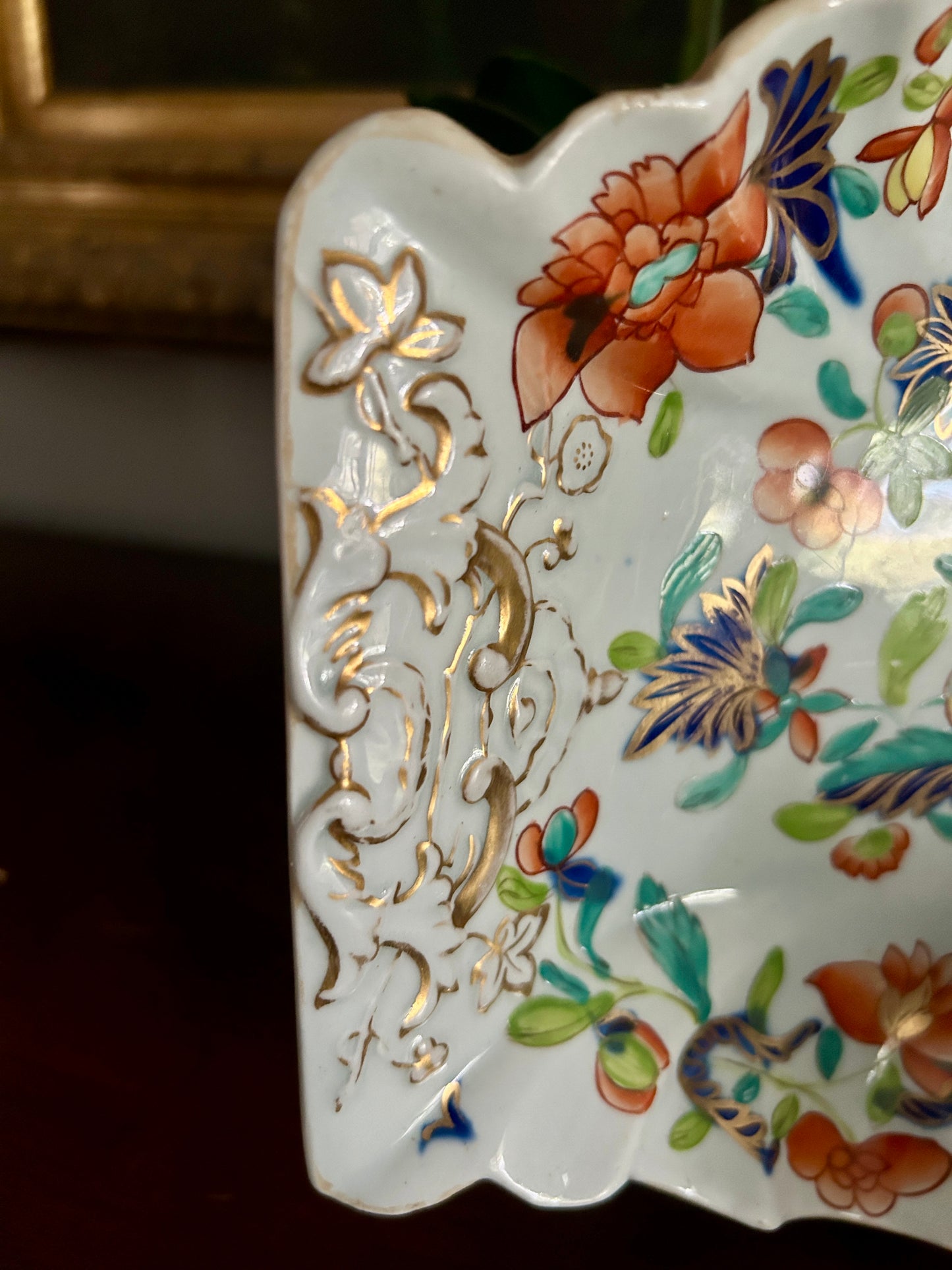 Early 19th Century Mason's Ironstone Lily Serving Dishes