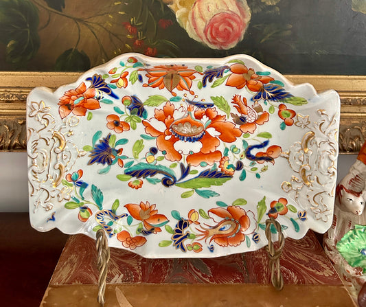 Early 19th Century Mason's Ironstone Lily Platter