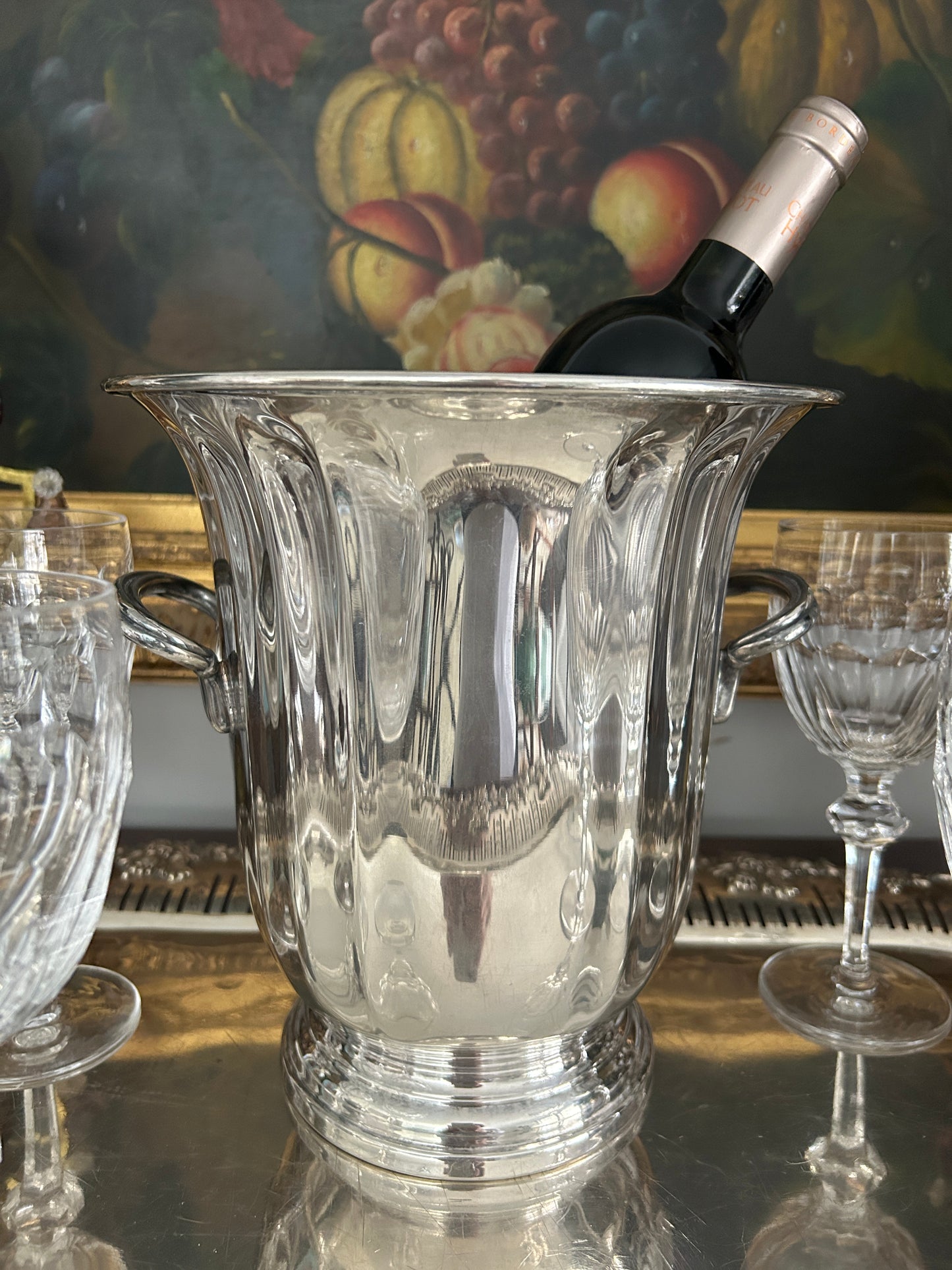 Vintage Gorham Silver Plate Wine / Champagne Cooler