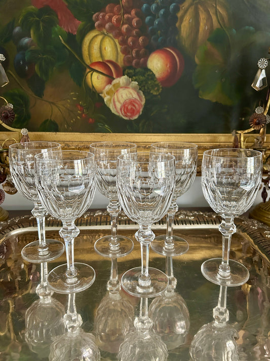 Vintage Waterford Curraghmore Water Goblets ~ Set of 6