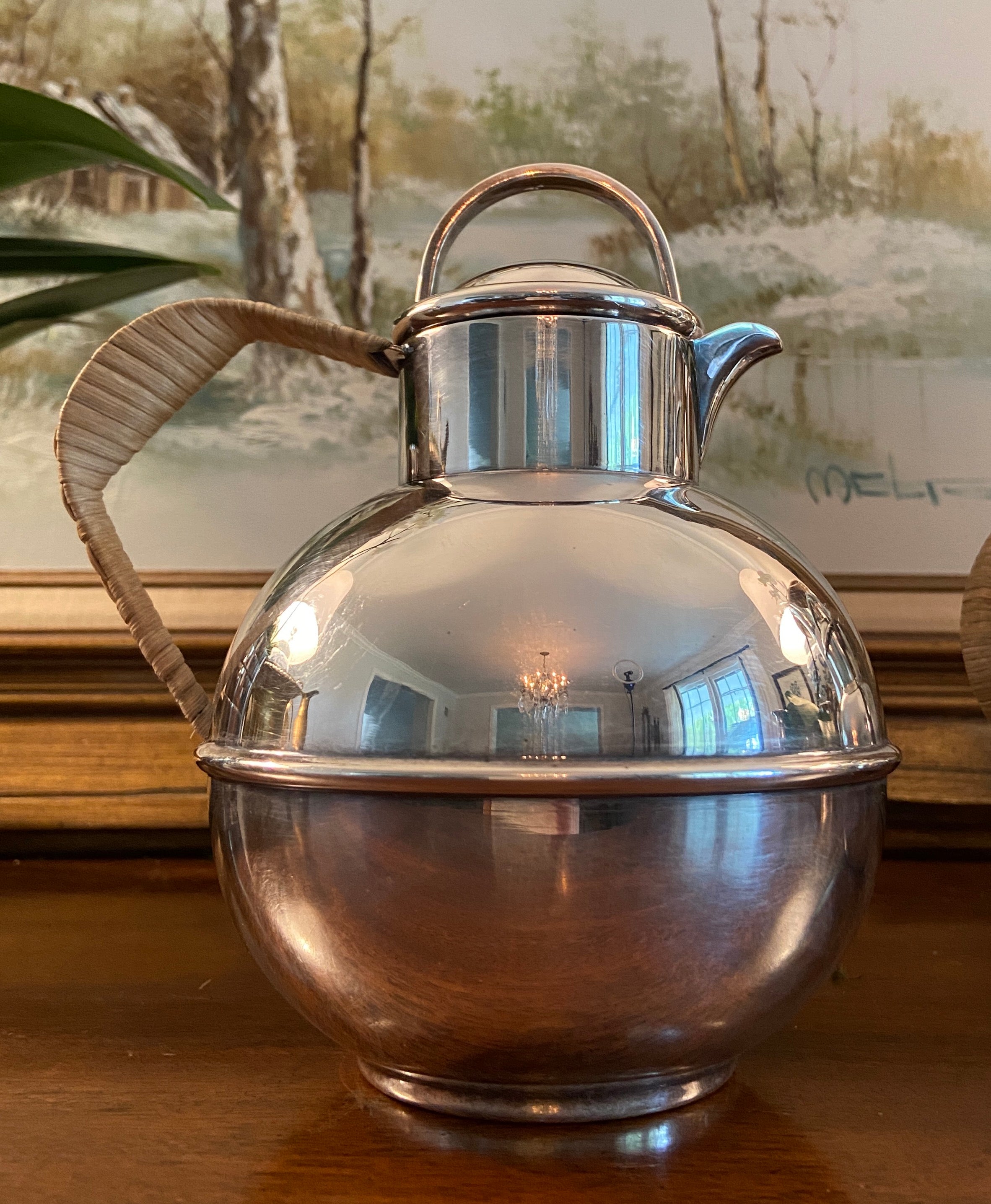 Vintage Barker Bros. English Silver Plated Guernsey Jug