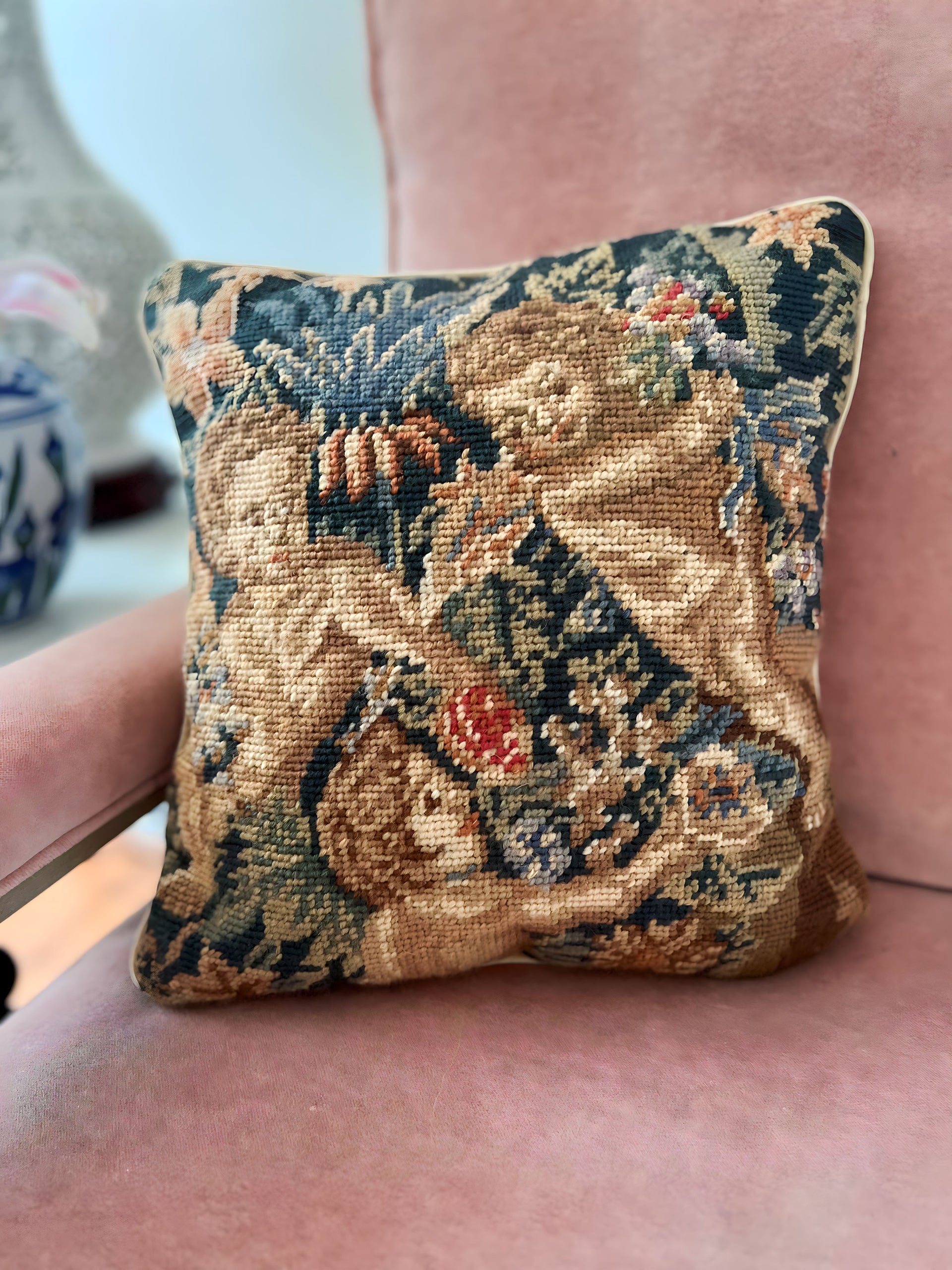 Hand-crafted Needlepoint pillows 10