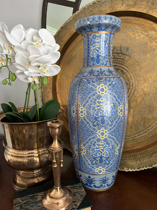 Large Blue Chinese Porcelain Floor