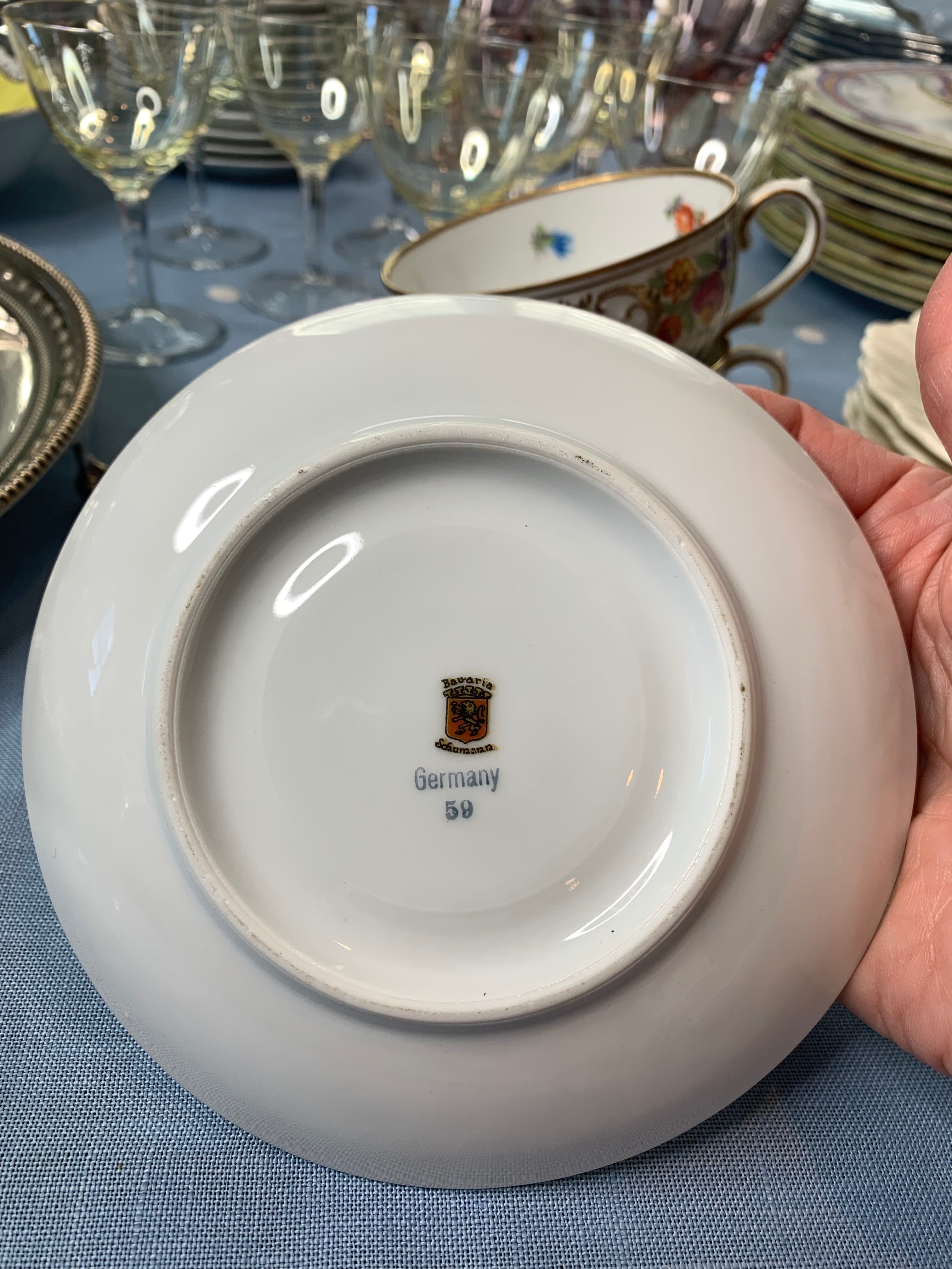 Bavaria Schumann porcelain Tea cup and Saucer Sets