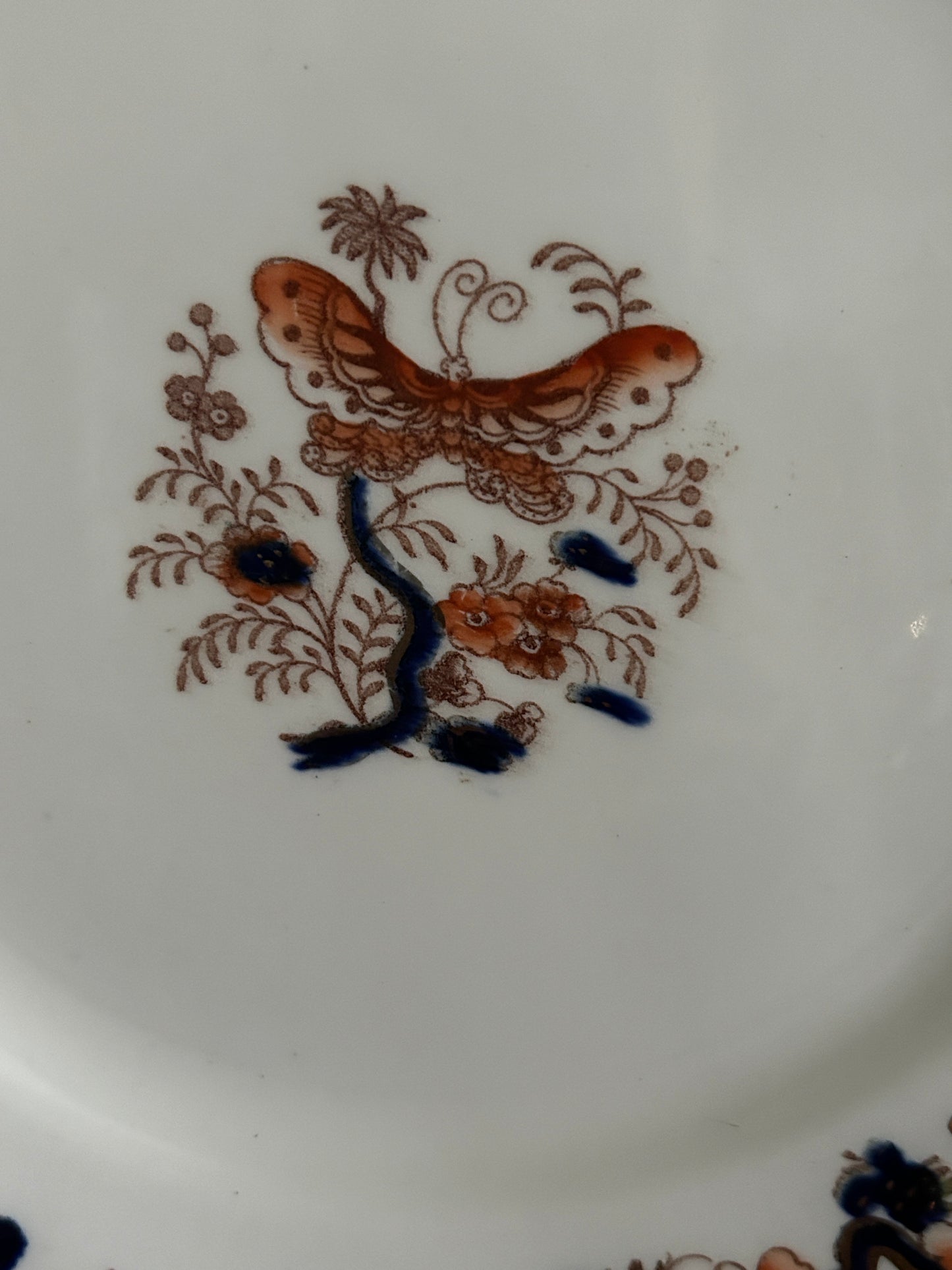 Antique English  Royal Doulton Butterfly Plate