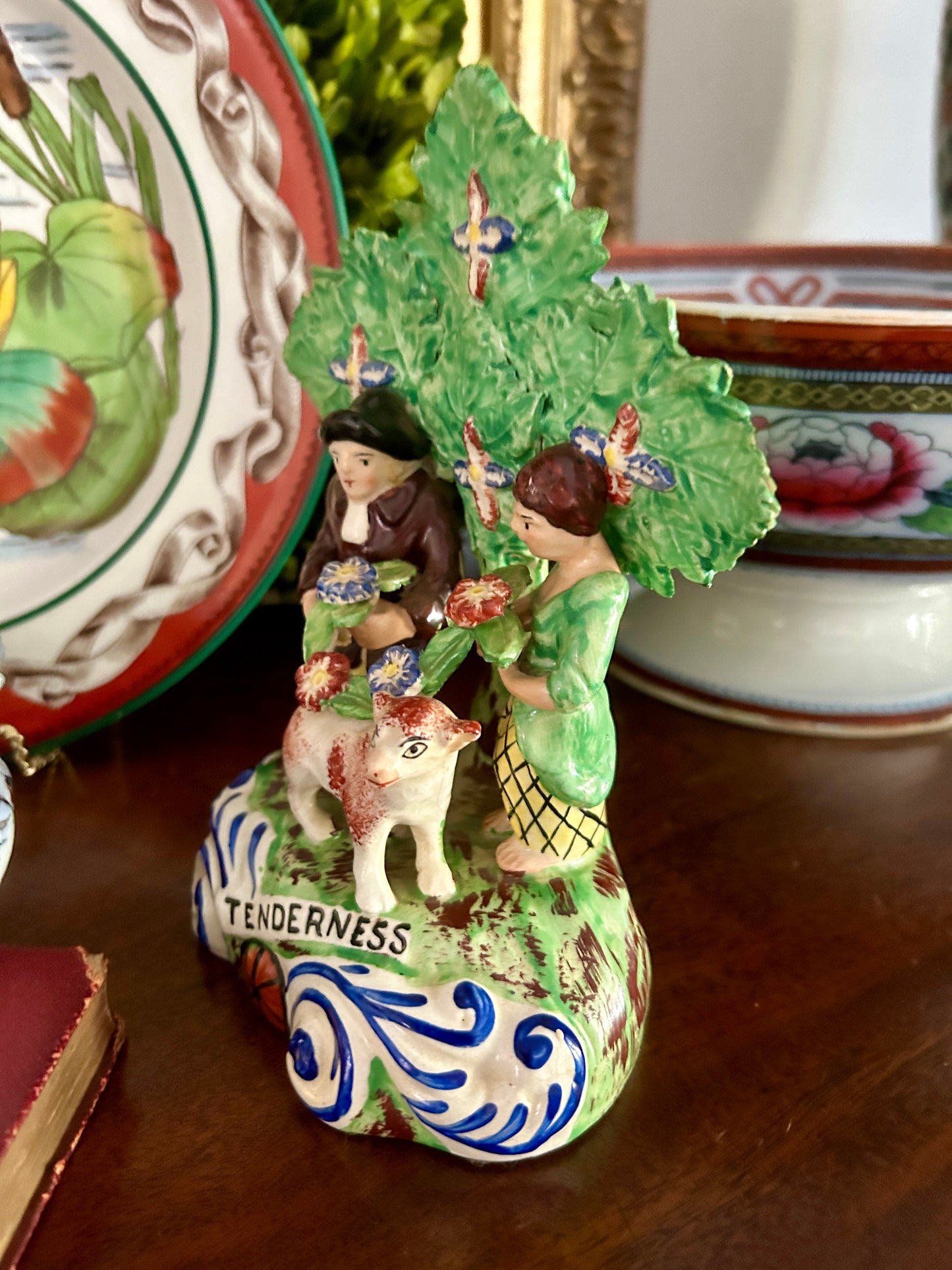 Antique Staffordshire Tenderness Figure