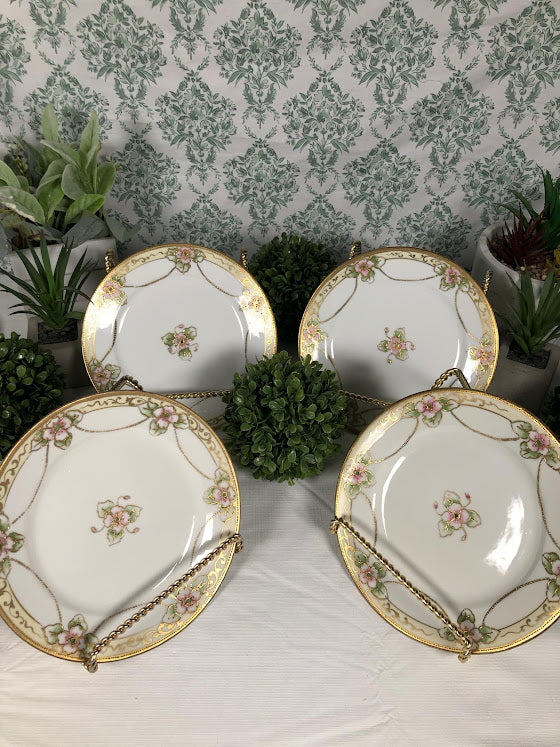 Vintage popular Hand Painted Plates