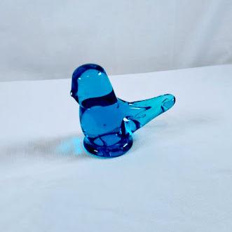 Vintage Blue Bird of Happiness