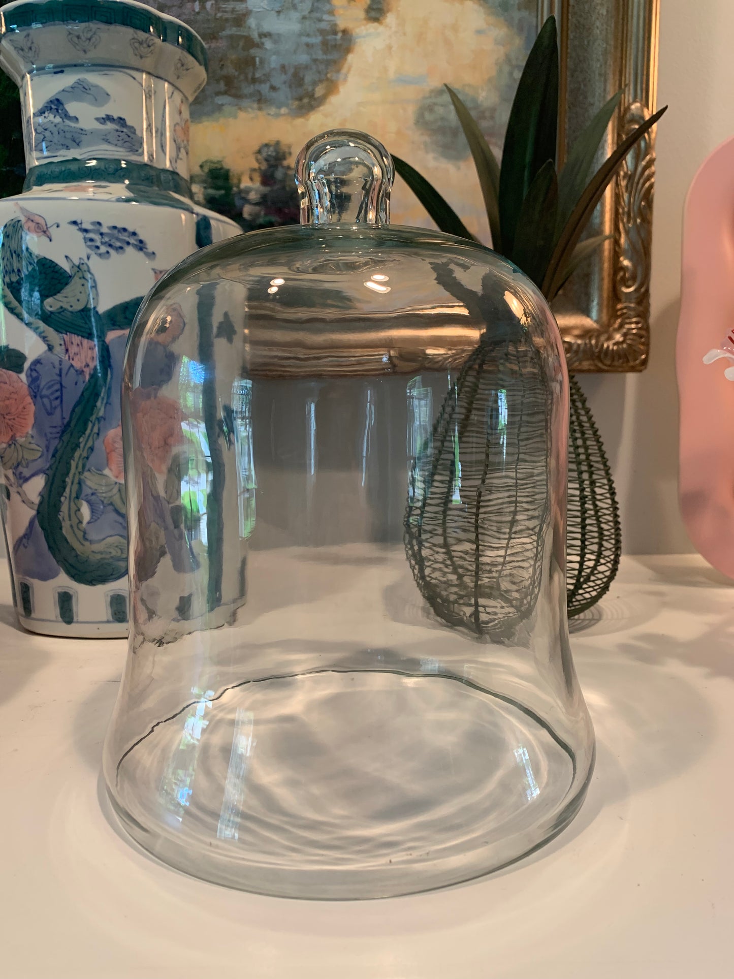 9.5" Tall Glass Cloche