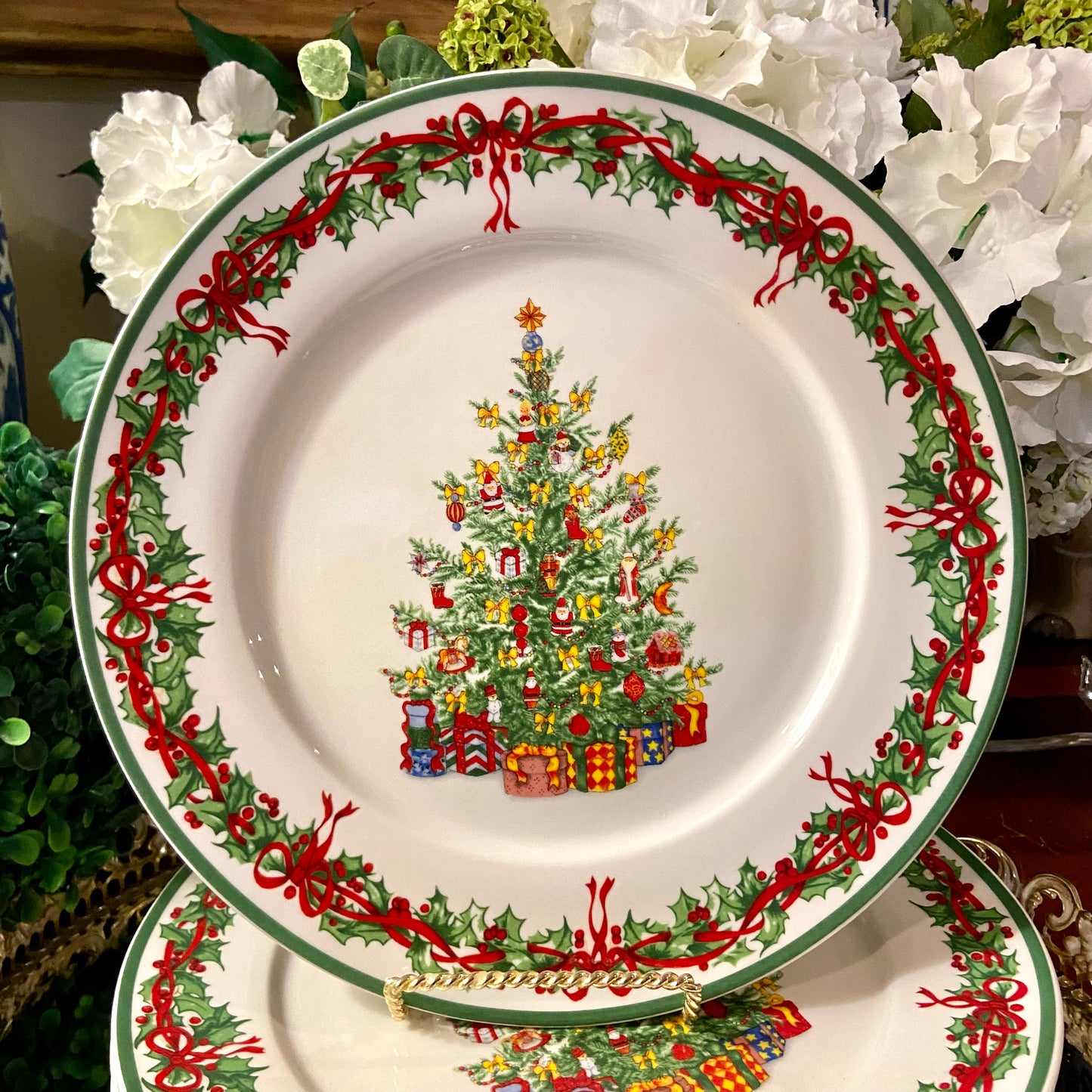 5 Rare dinner Christopher Radko “Holiday Traditions” Plates