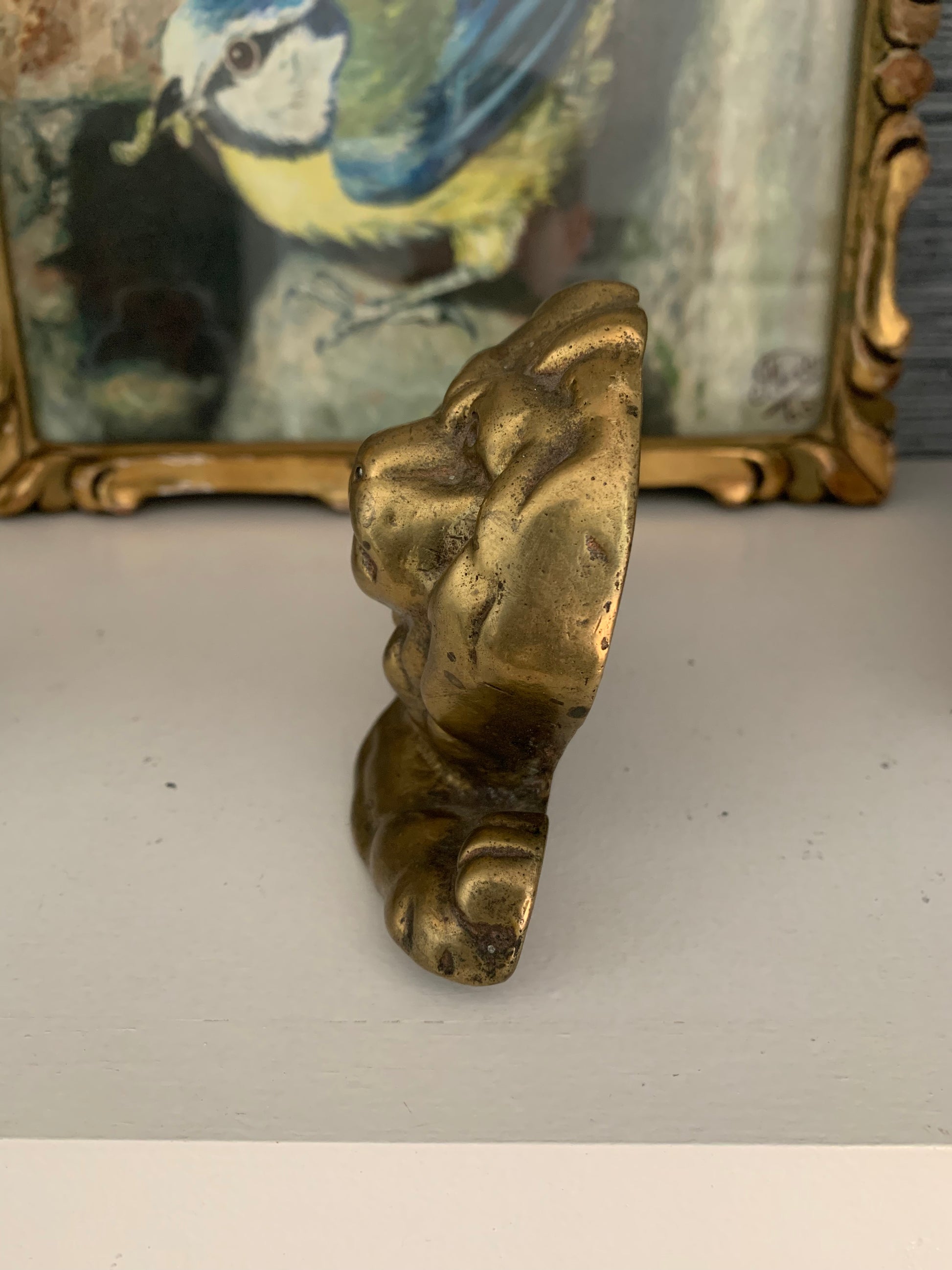 Vintage Brass Deer Figure