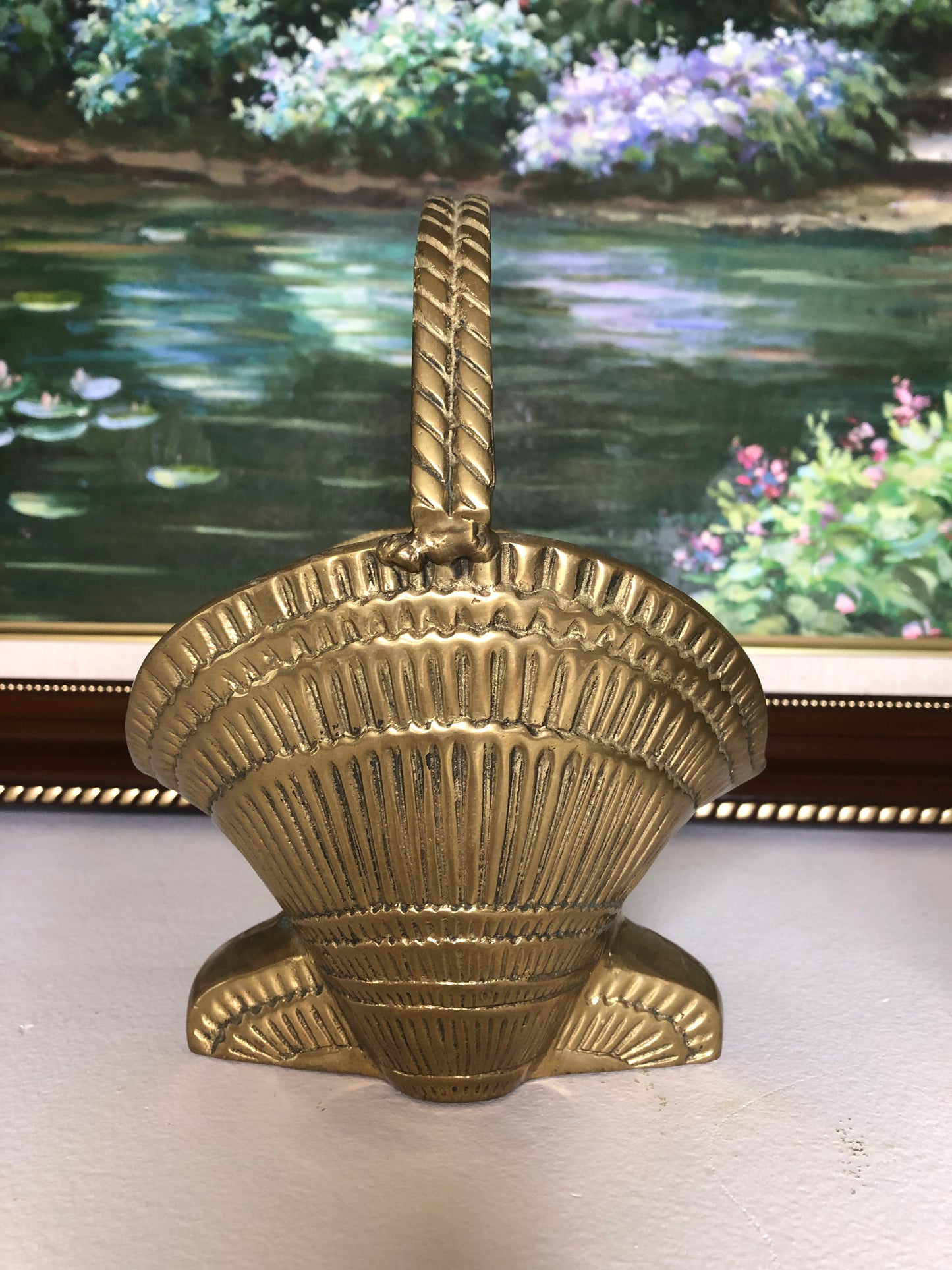 Vintage Brass Seashell basket - Excellent condition! – Lillian Grey