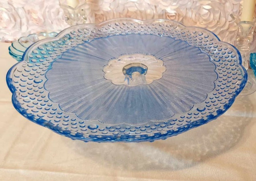 Hobnail cake stand store