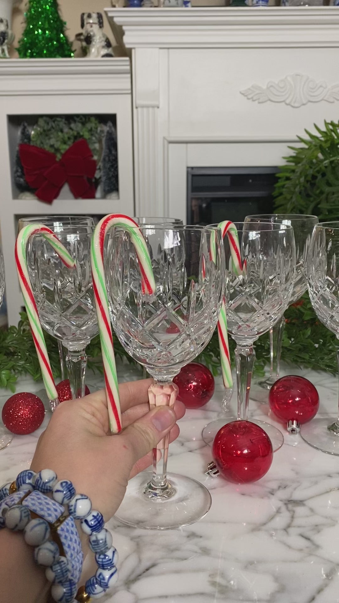 Set of 6 Gorham Crystal Wine Glasses — Ardesh