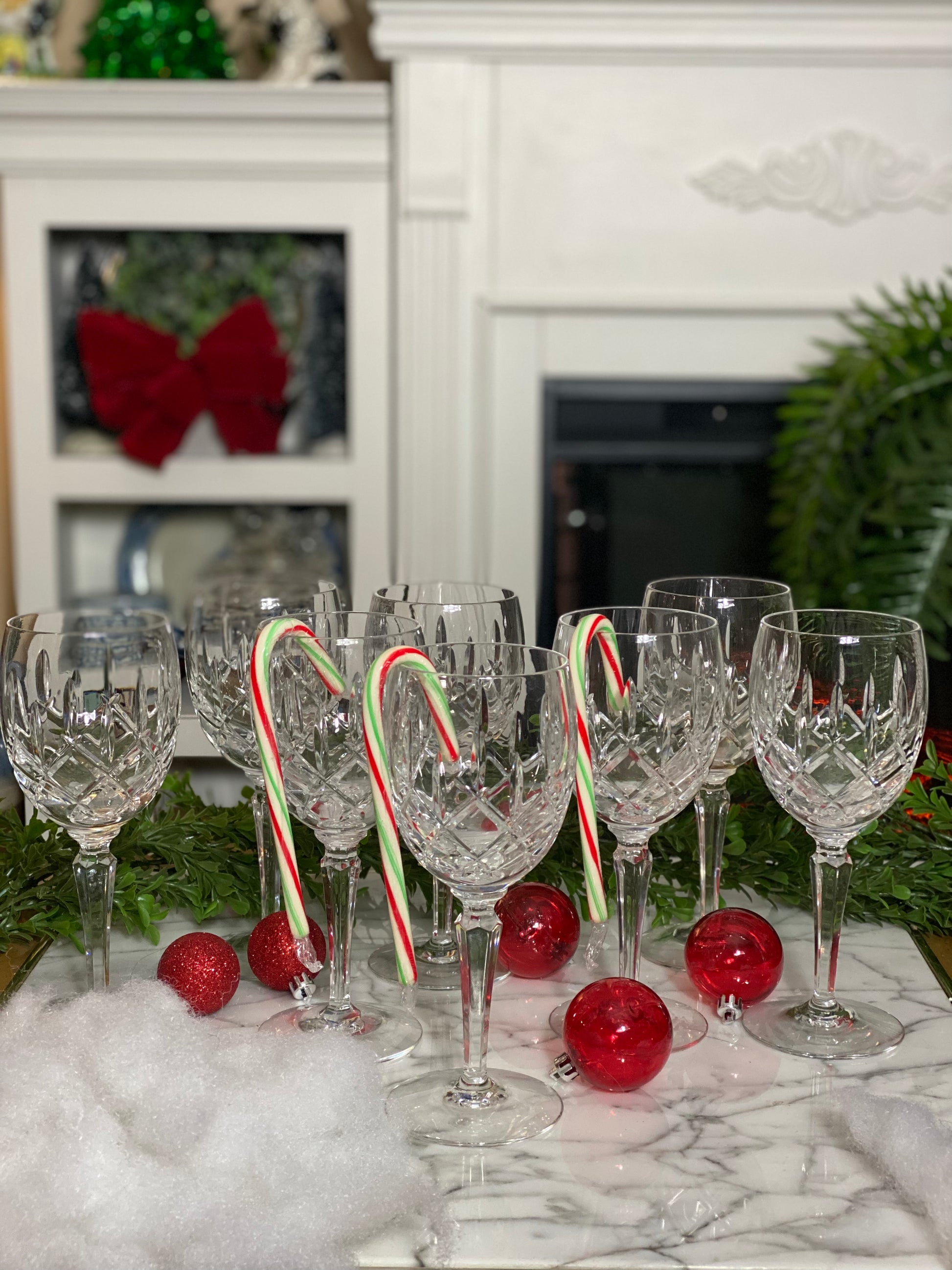 Set of 6 Gorham Crystal Wine Glasses — Ardesh