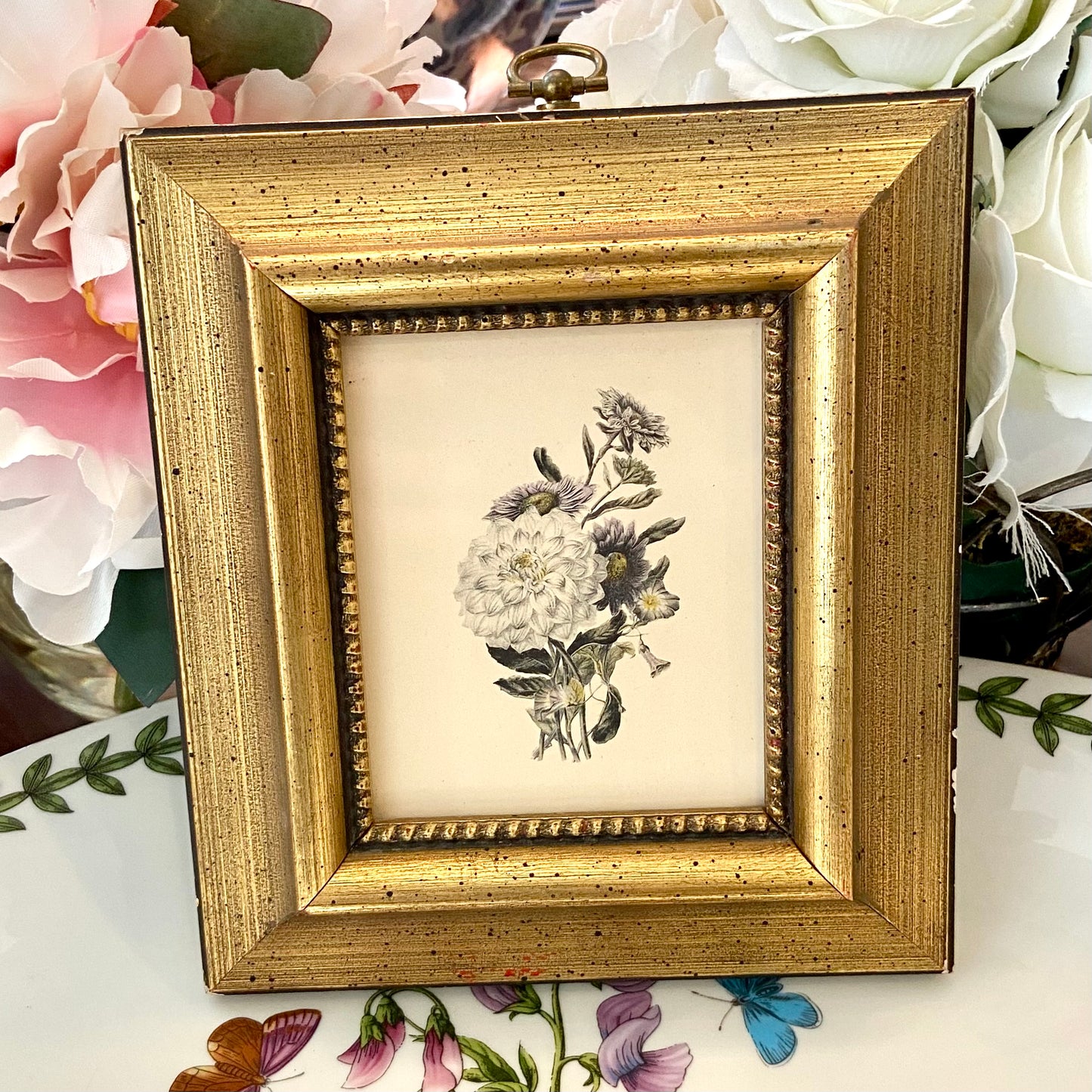 vintage botanical framed artwork wall art