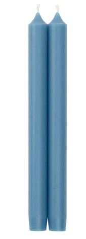 Straight Taper 10” Candles in Parisian Blue - 2 Candles Per Package