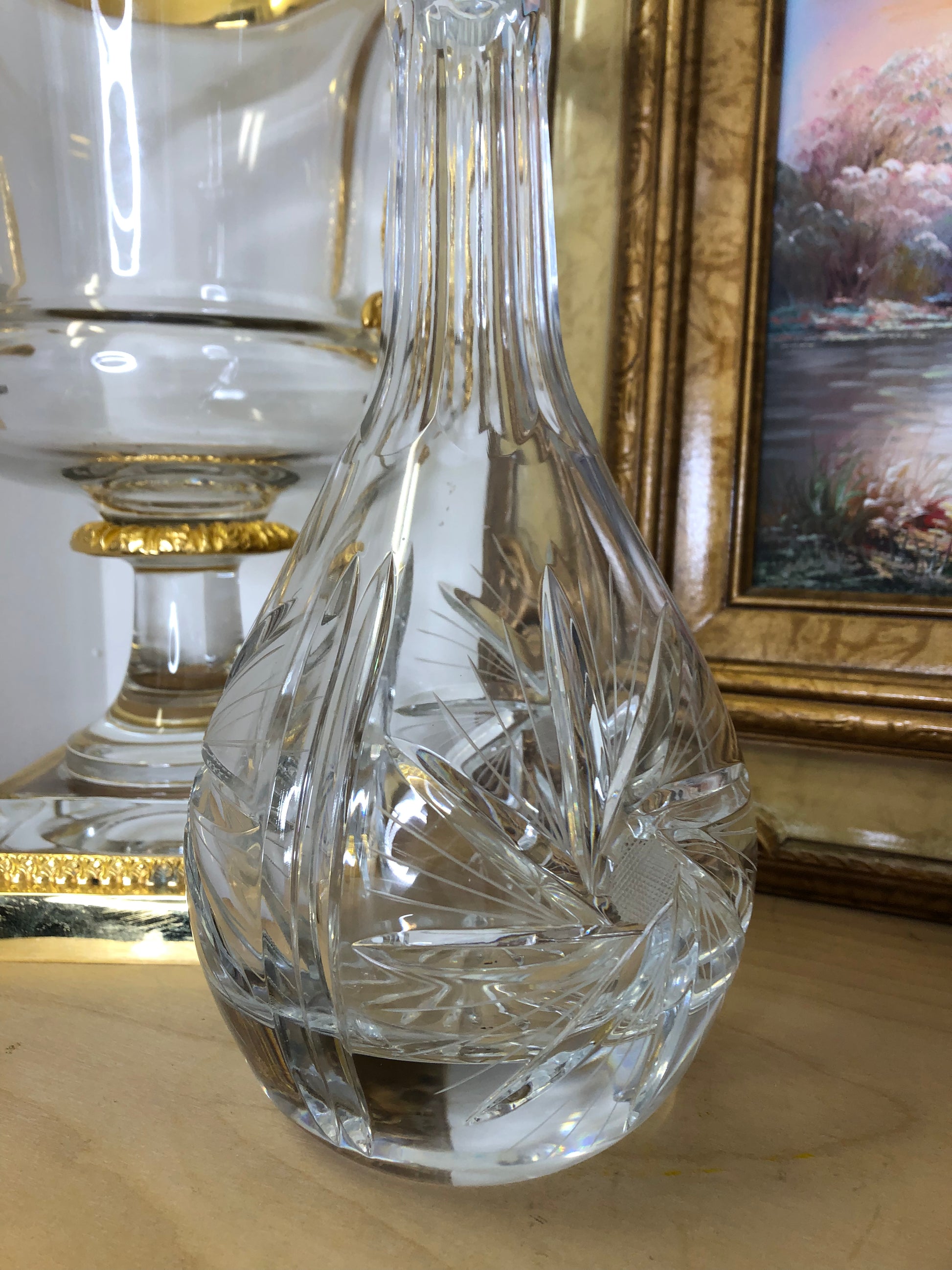 Vintage Crystal Short Crystal Decanter, No Lid, Pristine #001 – Warehouse  55 Chicago